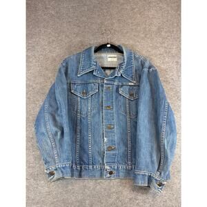 VTG Sedgefield Trucker Jacket Youth Large Blue Denim Button Up Streetwear Retro
